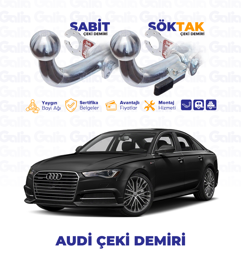 Audi Çeki Demiri Modelleri, Montajı - Galia Türkiye