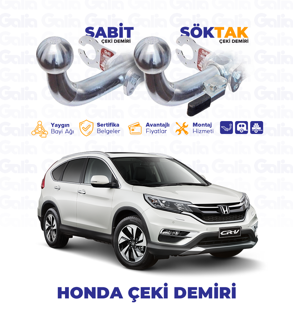 Honda Çeki Demiri Modelleri, Montajı - Galia Türkiye