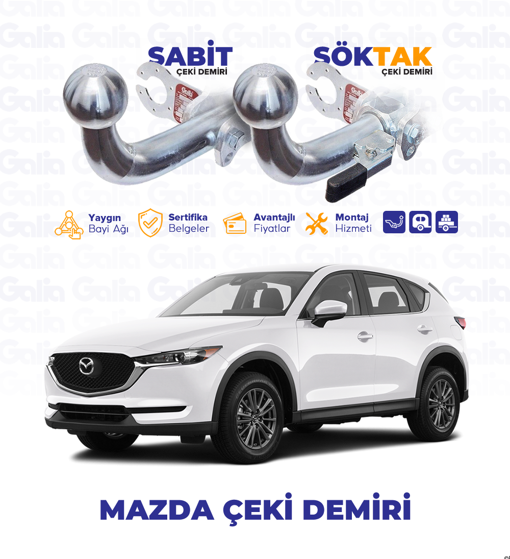 Mazda Çeki Demiri Modelleri, Montajı - Galia Türkiye