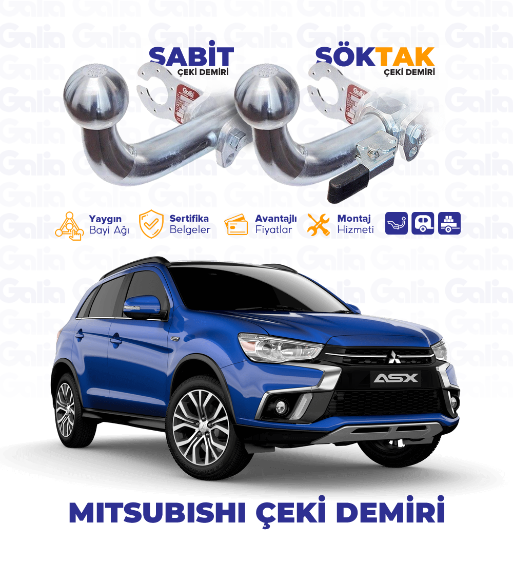 Mitsubishi Çeki Demiri Modelleri, Montajı - Galia Türkiye