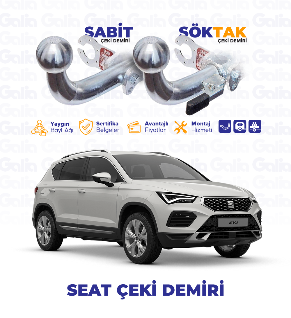 Seat Çeki Demiri Modelleri, Montajı - Galia Türkiye